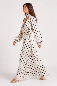 Anastasia Tie-Neck Midi Dress