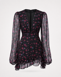 Valentina Floral Chiffon Dress