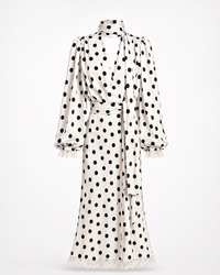 Anastasia Tie-Neck Midi Dress